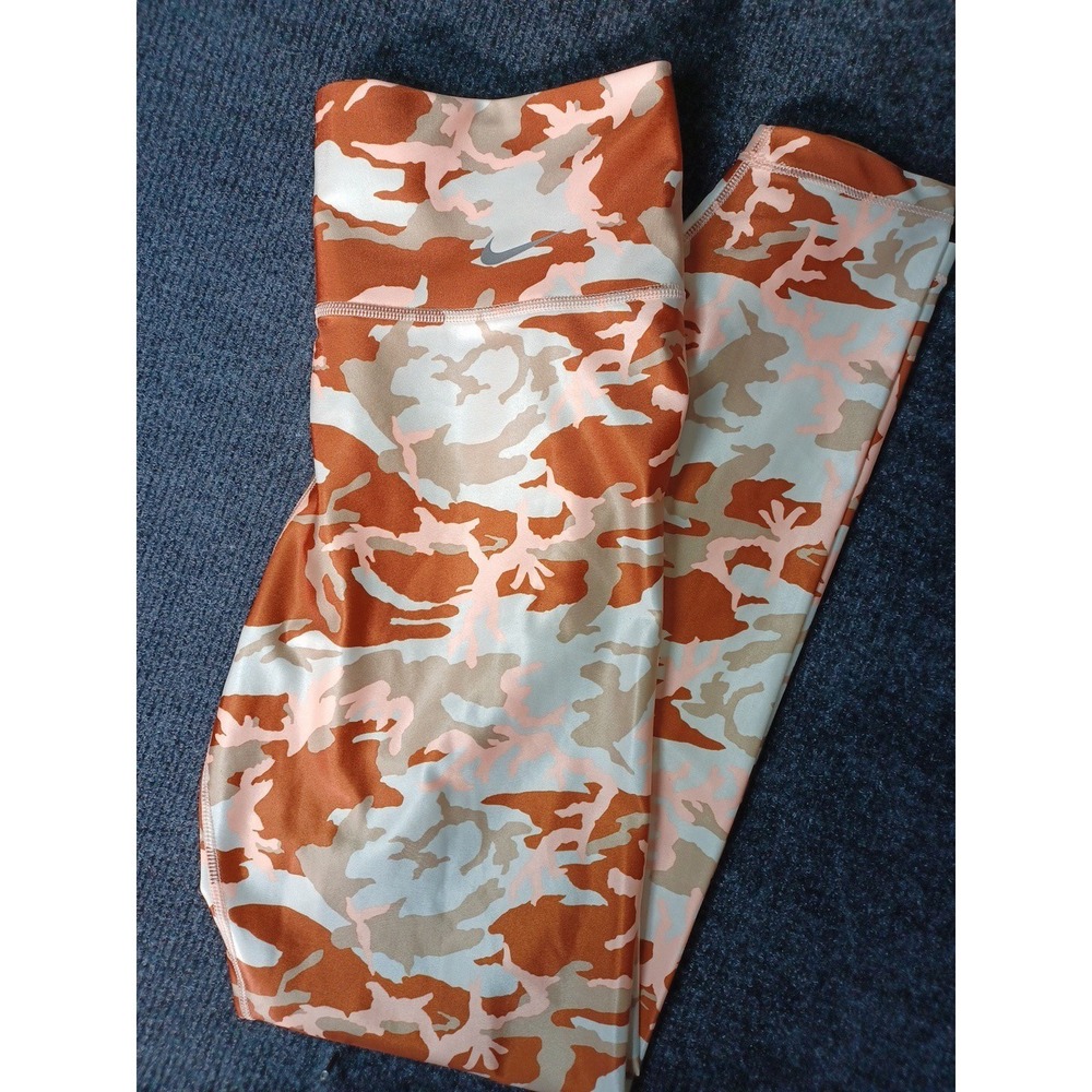 Nike Dri-Fit Womens Ankle Leggings Size Small Camouflage